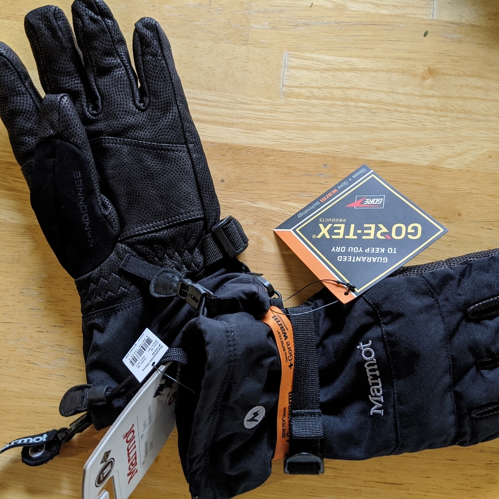 Men's Marmot Gor-Tex Randonee Gloves w/Tags